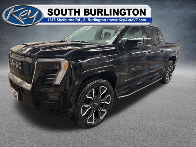 Onyx Black 2025 GMC Sierra EV Pickup Truck All-Wheel Drive 1-Speed Automatic