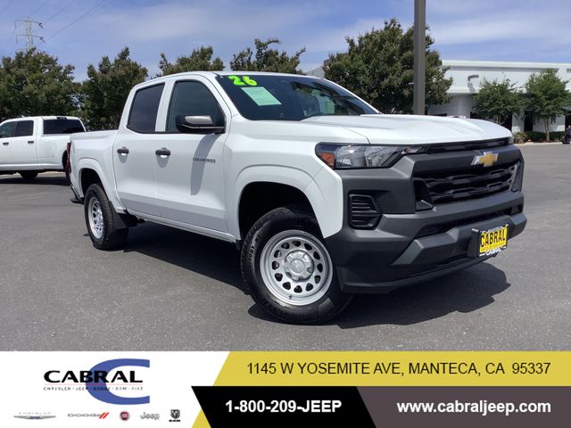 Summit White 2026 Chevrolet Colorado Pickup Truck 4X2 8-Speed Automatic
