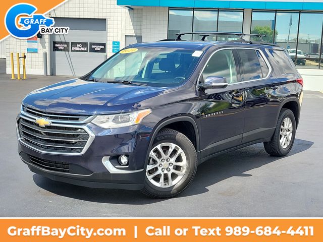 Midnight Blue Metallic 2020 Chevrolet Traverse SUV / Crossover Four-Wheel Drive 9-Speed Automatic