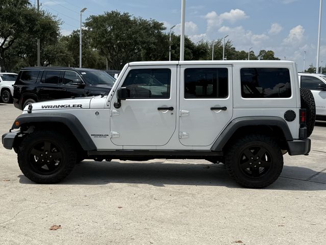 2017 Jeep Wrangler Unlimited Sport White at Don McGill Toyota