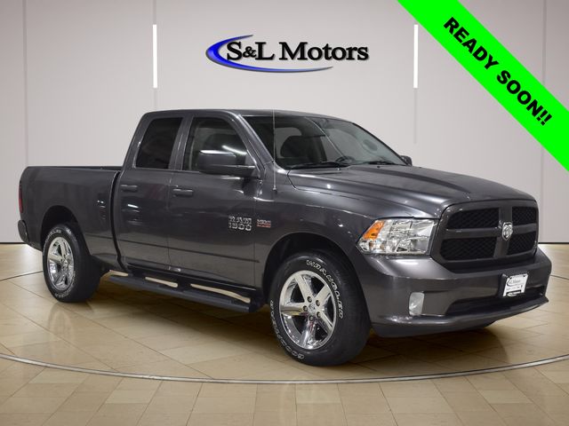 Gray (Granite Crystal Metallic Clearcoat) 2017 RAM 1500 Pickup Truck Four-Wheel Drive 8-Speed Automatic