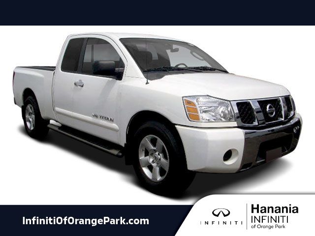 White (Blizzard Pearl) 2008 Nissan Titan Pickup Truck 4X2 5-Speed Automatic