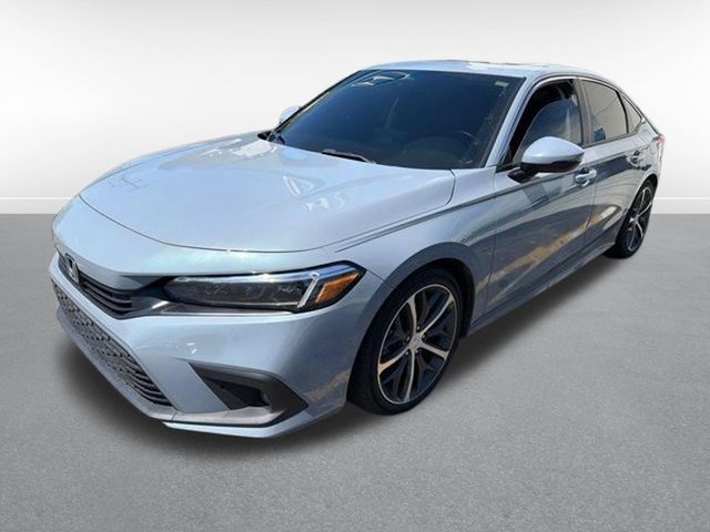 Sonic Gray Pearl 2024 Honda Civic Sedan Front-Wheel Drive Continuously Variable Transmission