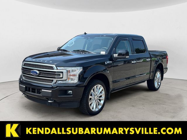 Black 2019 Ford F-150 Pickup Truck Four-Wheel Drive Automatic
