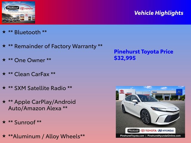 Used 2025 Toyota Camry Sedan