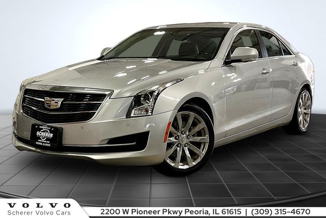 Radiant Silver Metallic 2017 Cadillac ATS 2.0T Luxury RWD Sedan Rear-Wheel Drive 8-Speed Automatic