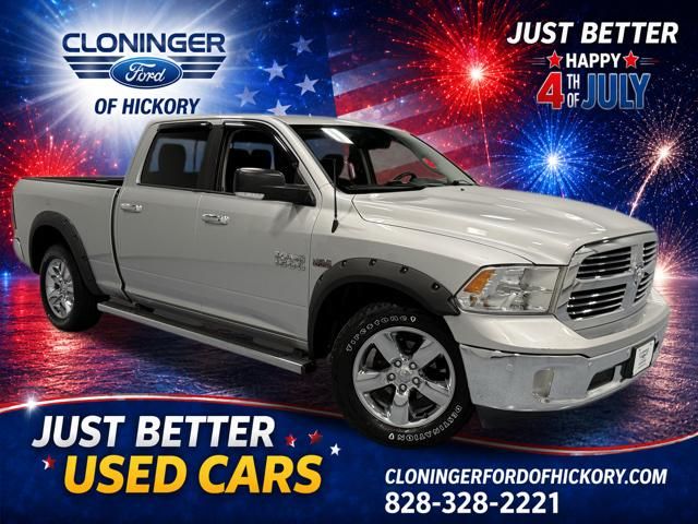 Bright Silver Clearcoat Metallic 2016 RAM 1500 Pickup Truck Four-Wheel Drive 8-Speed Automatic