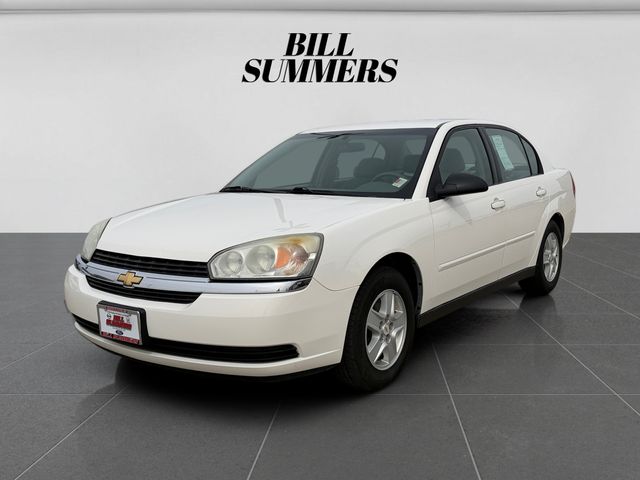 White 2005 Chevrolet Malibu LS FWD Sedan Front-Wheel Drive 4-Speed Automatic Overdrive