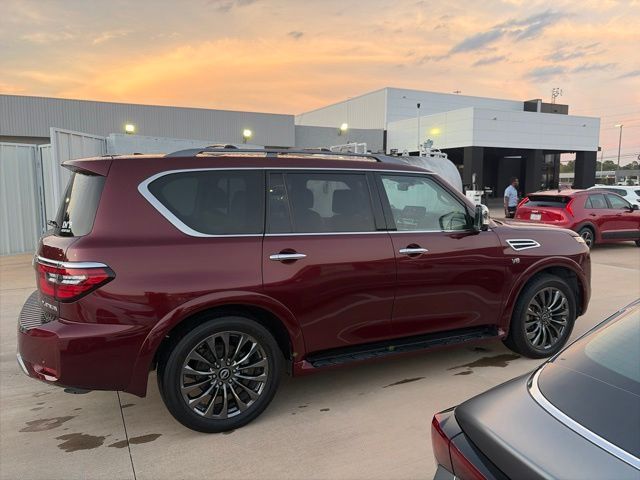 2021 Nissan Armada Platinum Red at Shottenkirk Kia Fort Bend