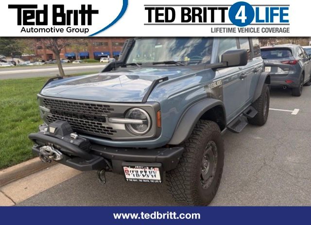 Blue (Azure Gray Metallic Tri-Coat) 2023 Ford Bronco Everglades Advanced 4WD SUV / Crossover Four-Wheel Drive Automatic
