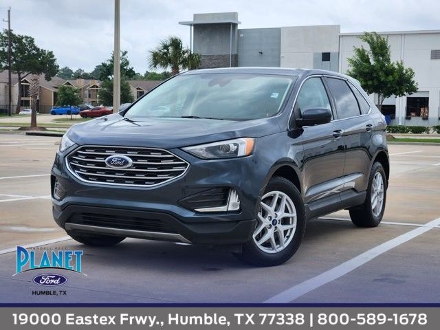 Blue Metallic 2022 Ford Edge SEL AWD SUV / Crossover All-Wheel Drive 8-Speed Automatic