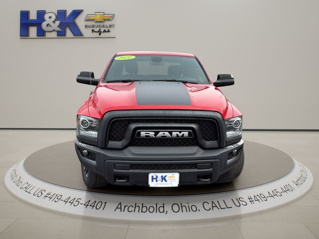Red 2021 RAM 1500 Classic Warlock Crew Cab 4WD Pickup Truck Four-Wheel Drive 8-Speed Automatic