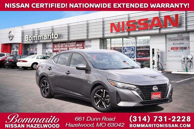 Gray (Gun Metallic) 2024 Nissan Sentra SV FWD Sedan Front-Wheel Drive Continuously Variable Transmission