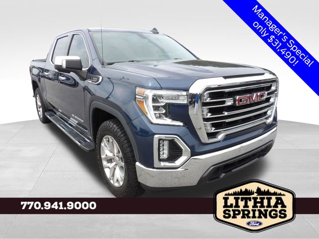 Pacific Blue Metallic 2021 GMC Sierra 1500 Pickup Truck 4X2 Automatic