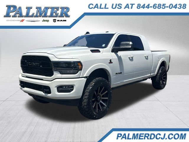 Pearl White 2022 RAM 2500 Pickup Truck Four-Wheel Drive 6-Speed Automatic