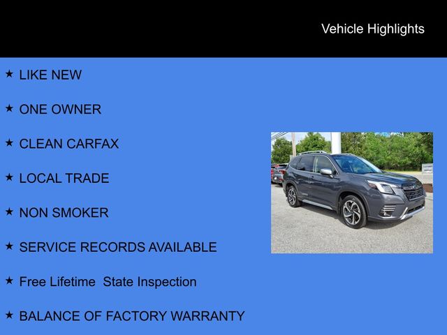 2023 Subaru Forester Touring Gray at Rafferty Subaru
