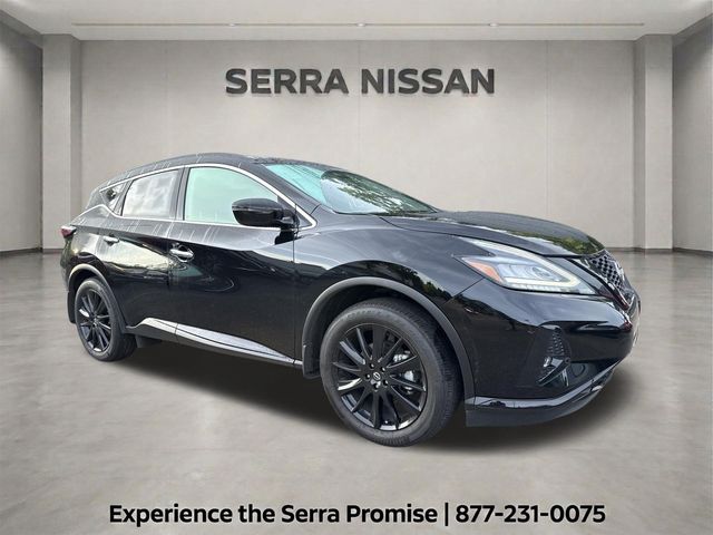 Super Black 2023 Nissan Murano SUV / Crossover Front-Wheel Drive Continuously Variable Transmission