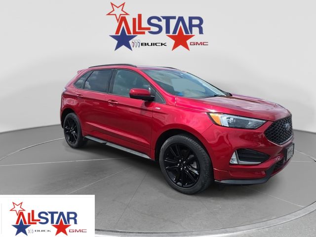 Red Metallic 2024 Ford Edge SUV / Crossover All-Wheel Drive 8-Speed Automatic