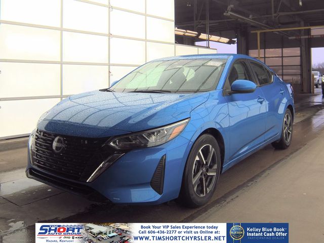 Electric Blue Metallic 2025 Nissan Sentra SV FWD Sedan Front-Wheel Drive Continuously Variable Transmission