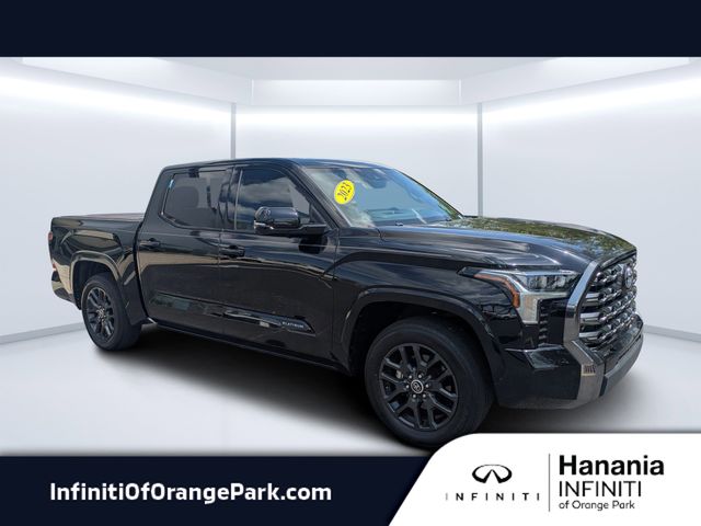 Black 2023 Toyota Tundra Platinum CrewMax Cab RWD Pickup Truck 4X2 Automatic