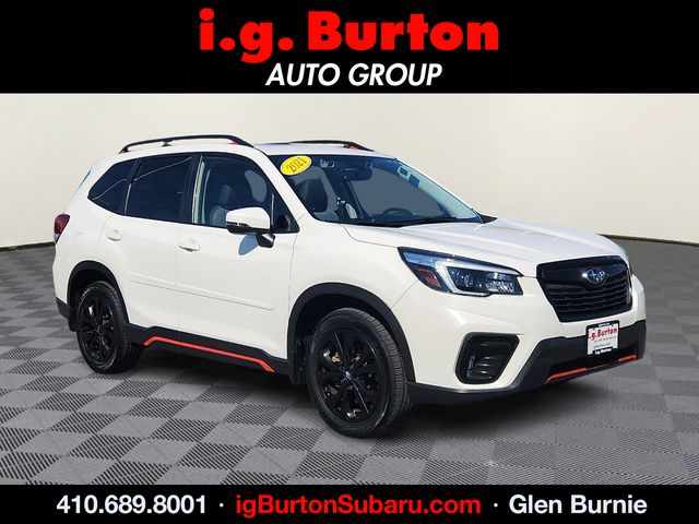 Crystal White Pearl 2021 Subaru Forester Sport Crossover AWD SUV / Crossover All-Wheel Drive Continuously Variable Transmission