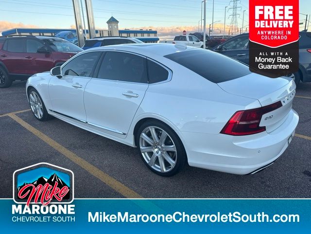 White 2019 Volvo S90 T6 Inscription AWD Sedan All-Wheel Drive Automatic