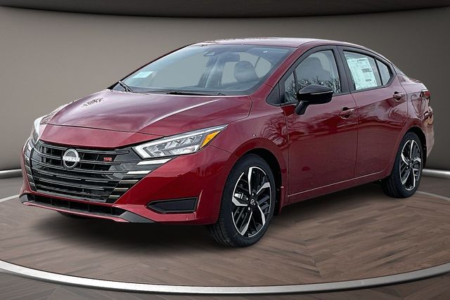 Red (Scarlet Ember Tintcoat) 2025 Nissan Versa SR FWD Sedan Front-Wheel Drive Continuously Variable Transmission