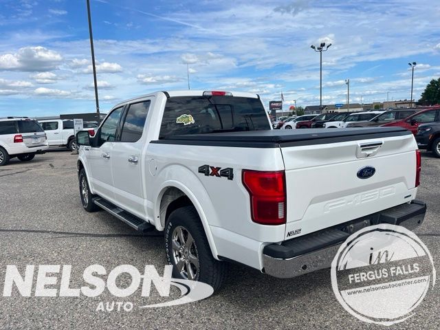 Star White Metallic Tri-Coat 2020 Ford F-150 Pickup Truck Four-Wheel Drive Automatic