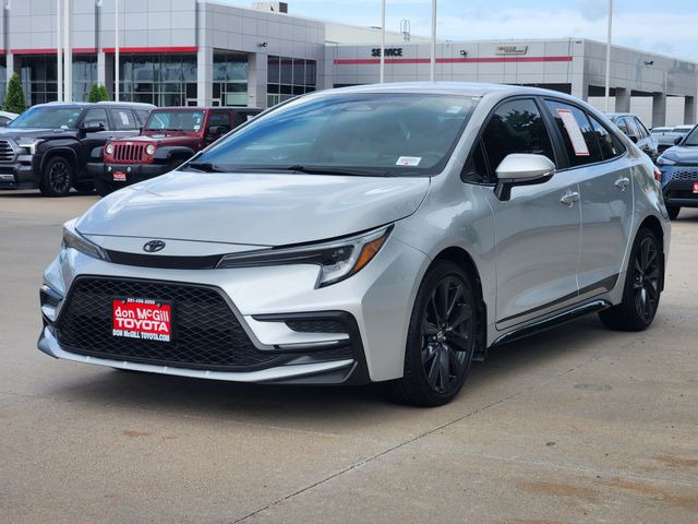 2024 Toyota Corolla SE Silver at DeMontrond Ford