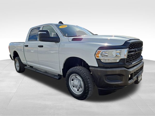 Bright White Clearcoat 2024 RAM 2500 Tradesman Crew Cab 4WD Pickup Truck Four-Wheel Drive 8-Speed Automatic
