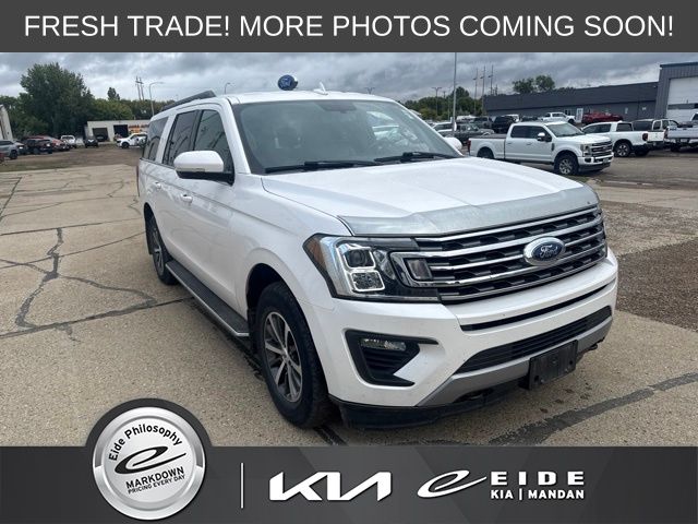 White Platinum Clearcoat Metallic 2019 Ford Expedition SUV / Crossover Four-Wheel Drive Automatic