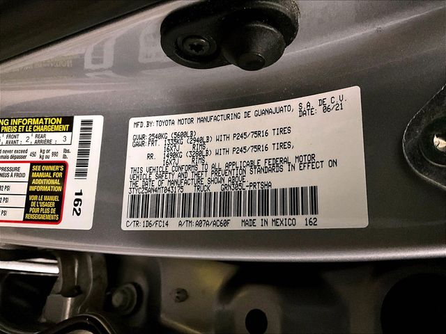 2021 Toyota Tacoma SR5 Silver at South Hills Kia