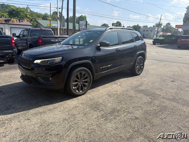 Diamond Black Crystal Pearlcoat 2021 Jeep Cherokee SUV / Crossover Four-Wheel Drive 9-Speed Automatic