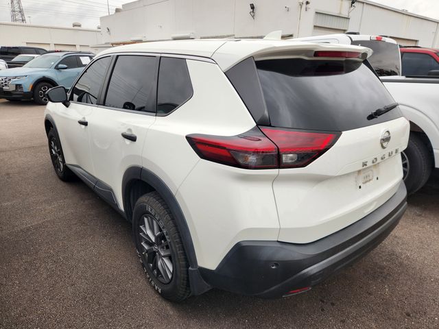 2021 Nissan Rogue S White at DeMontrond Mazda
