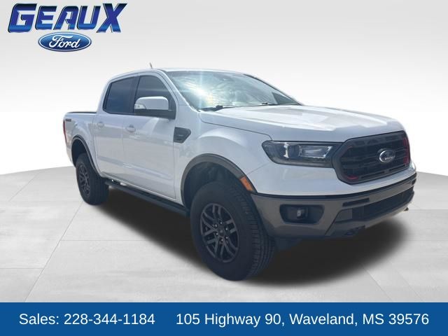 Oxford White 2023 Ford Ranger Lariat SuperCrew 4WD Pickup Truck Four-Wheel Drive Automatic