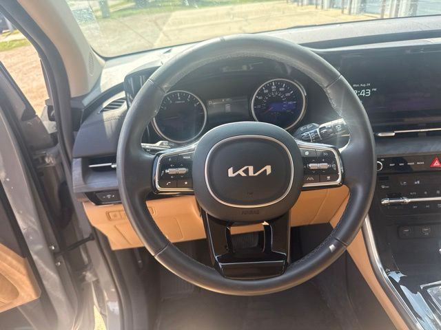 2024 Ceramic Silver Kia Carnival EX FWD Van