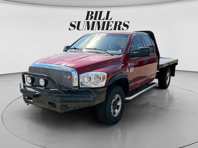 Inferno Red Crystal PC/Mineral Gray Met CC 2009 Dodge RAM 3500 Pickup Truck Four-Wheel Drive 6-Speed Automatic