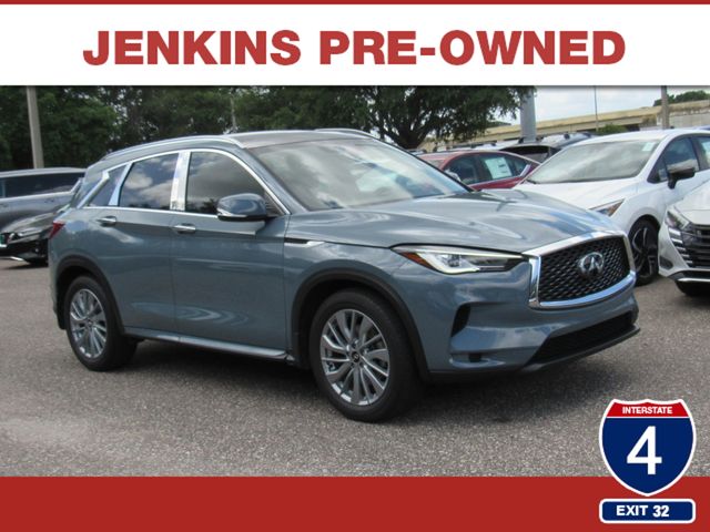 Slate Gray 2023 INFINITI QX50 SUV / Crossover Front-Wheel Drive Continuously Variable Transmission