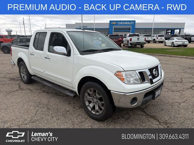 Glacier White 2019 Nissan Frontier SL Crew Cab RWD Pickup Truck 4X2 5-Speed Automatic Overdrive