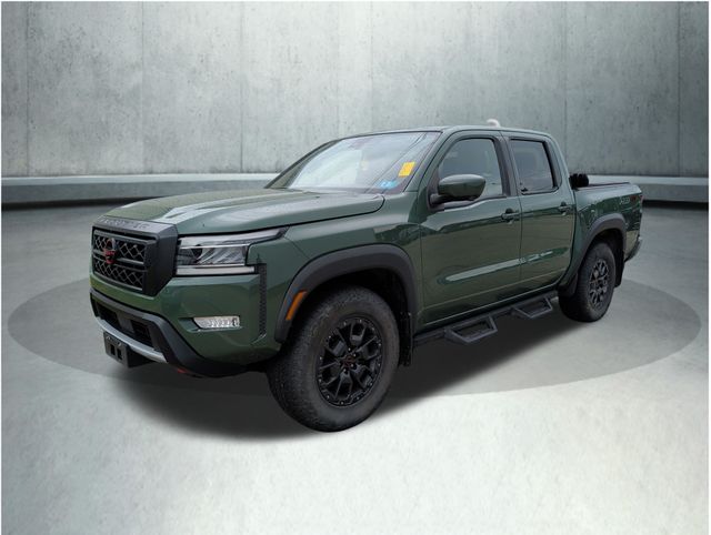 Tactical Green Metallic 2023 Nissan Frontier Pickup Truck Four-Wheel Drive 9-Speed Automatic