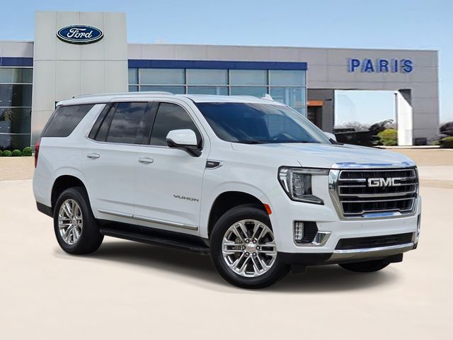 Summit White 2021 GMC Yukon SLT RWD SUV / Crossover 4X2