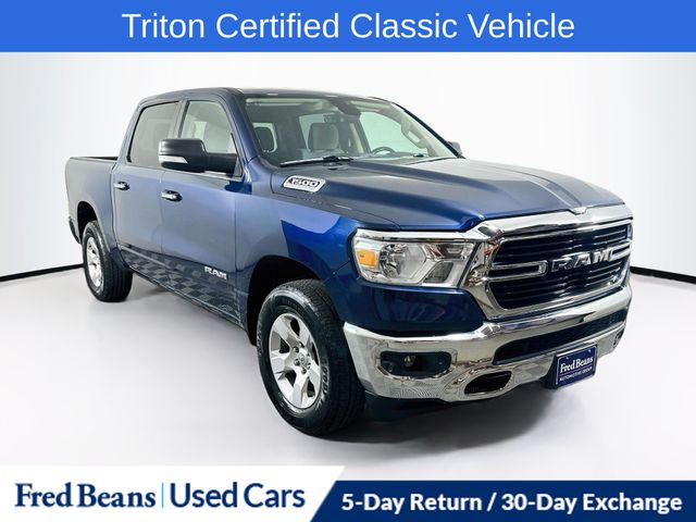 Patriot Blue Pearlcoat 2019 RAM 1500 Pickup Truck Four-Wheel Drive 8-Speed Automatic