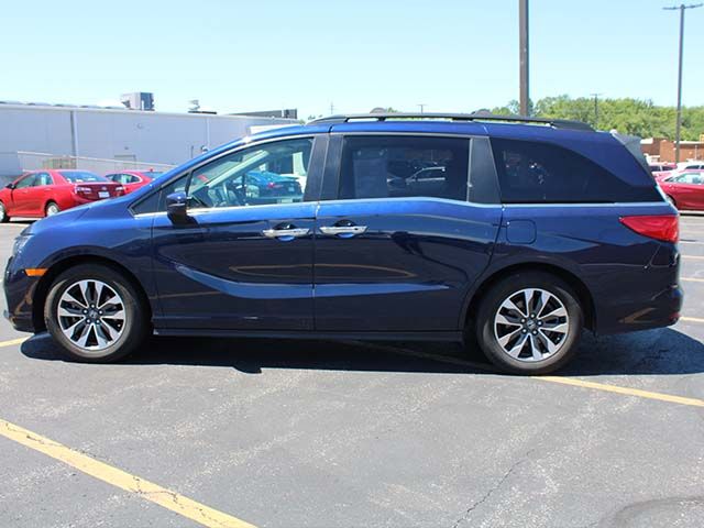 Used 2021 Obsidian Blue Pearl Honda EX-L image 7