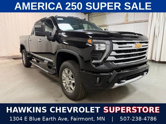 Black 2026 Chevrolet Silverado 3500HD Pickup Truck Four-Wheel Drive Automatic