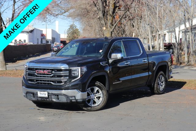 Onyx Black 2024 GMC Sierra 1500 Pickup Truck Four-Wheel Drive Automatic
