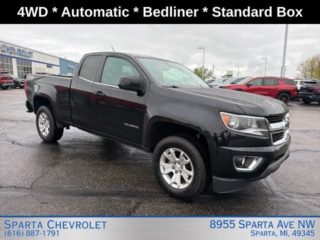 Black 2016 Chevrolet Colorado LT Extended Cab LB 4WD Pickup Truck Four-Wheel Drive 6-Speed Automatic