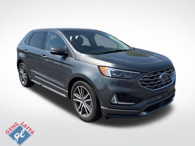 Gray (Magnetic Metallic) 2019 Ford Edge Titanium AWD SUV / Crossover All-Wheel Drive 8-Speed Automatic