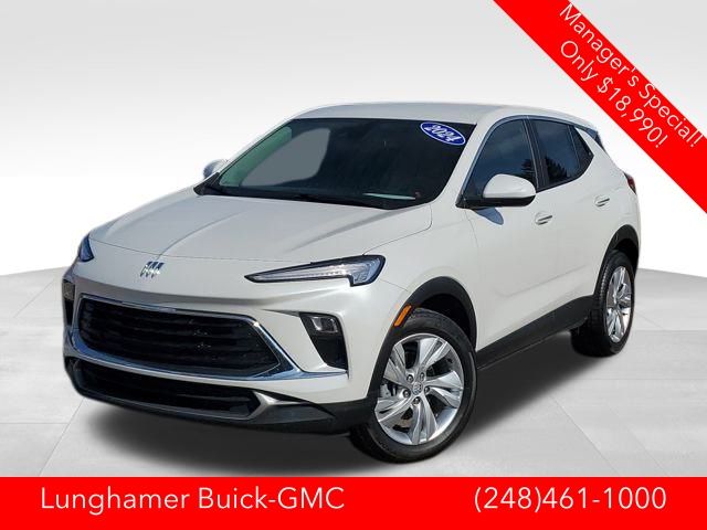 White Frost Tricoat 2024 Buick Encore GX Preferred FWD SUV / Crossover Front-Wheel Drive Continuously Variable Transmission