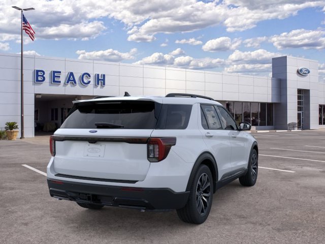 2026 Space White Metallic Ford Explorer ST-Line RWD SUV