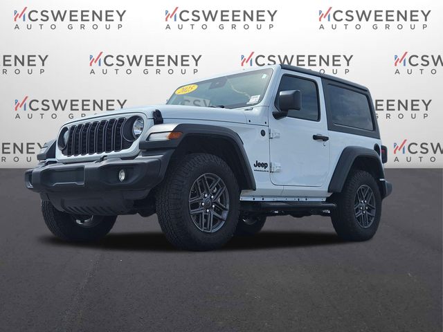 Bright White Clearcoat 2025 Jeep Wrangler SUV / Crossover Four-Wheel Drive 8-Speed Automatic